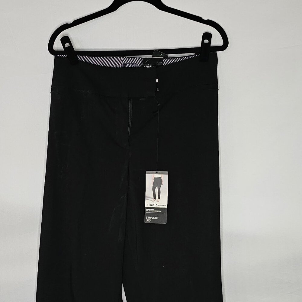 Torrid Studio Straight‑Leg Slacks – 24W Tall – NWT